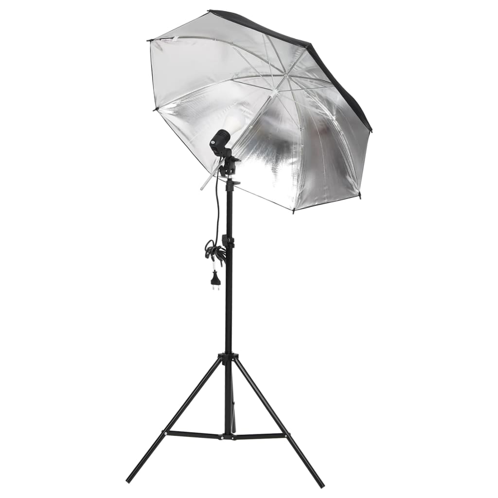 Vidaxl Photo studio set with lighting set and background