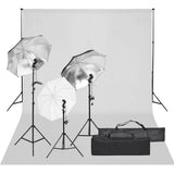 Vidaxl fotostudioset met verlichtingsset en achtergrond