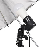 Vidaxl Photo studio set with lighting set, background and reflector