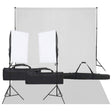 Vidaxl fotostudioset met verlichtingsset en achtergrond