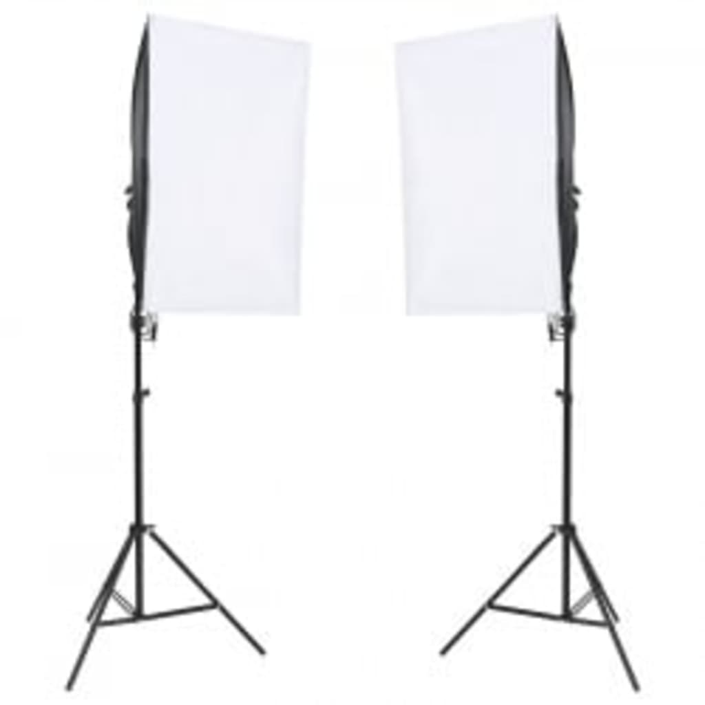 Vidaxl Photo studio set with lighting set and background