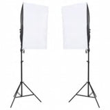 Vidaxl Photo studio set with lighting set and background