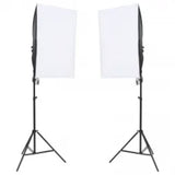 Vidaxl Photo studio set with lighting set, background and reflector