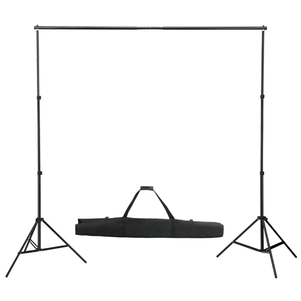 Vidaxl Photo studio set with lighting set, background and reflector