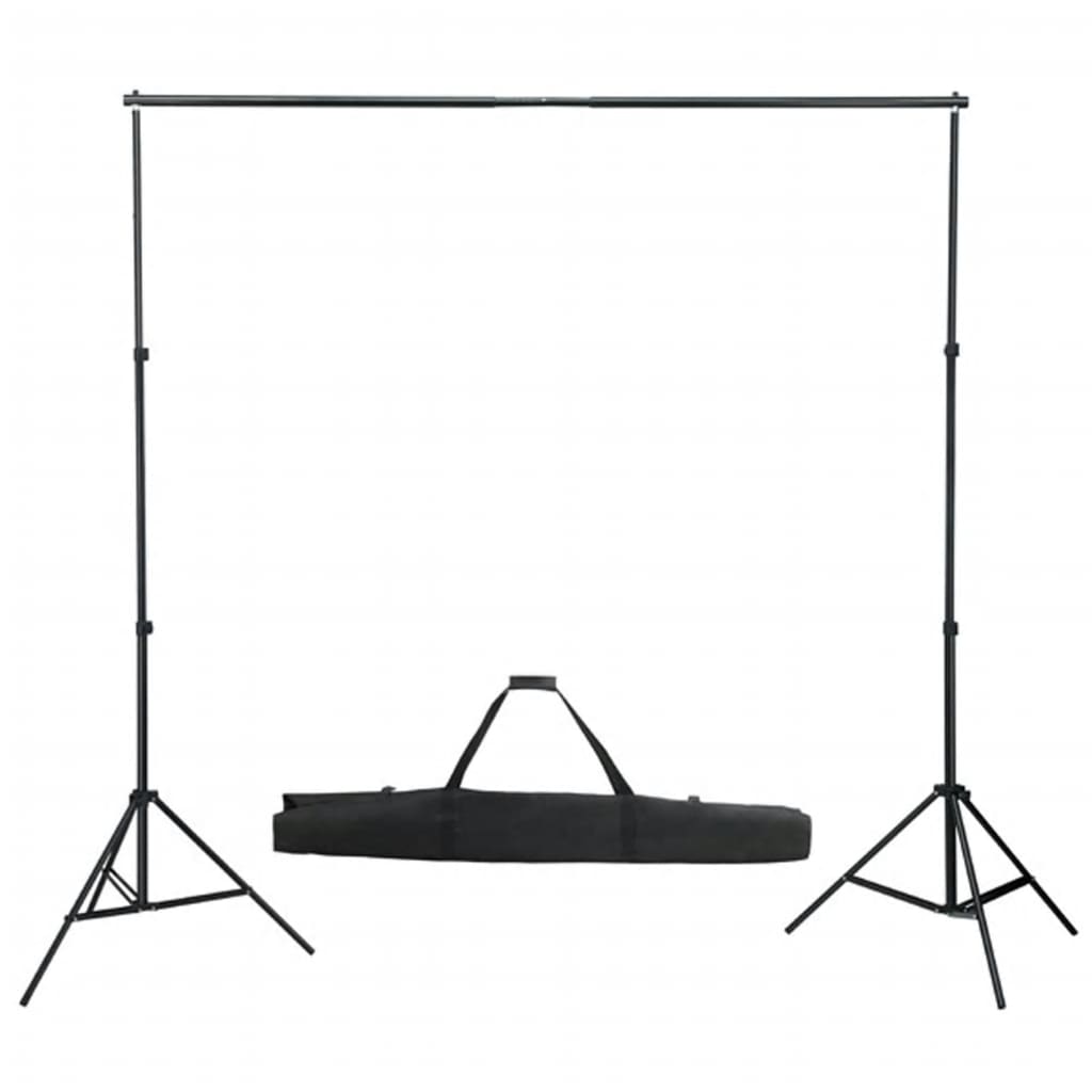 Vidaxl Photo Studio Set med belysning, bakgrund och reflektor