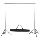 Vidaxl fotostudioset met verlichtingsset, achtergrond en reflector