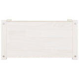 Vidaxl Planning Box 60x31x31 cm Solid Pine White