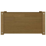VidaXL Plantenbak 60x31x31 cm massief grenenhout honingbruin