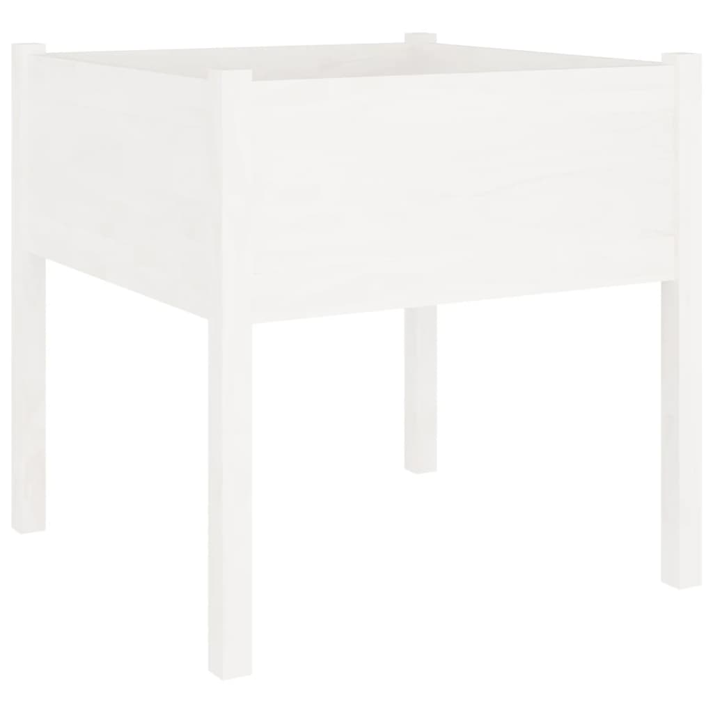 Vidaxl Planning Box 70x70x70 cm Solid Pine White