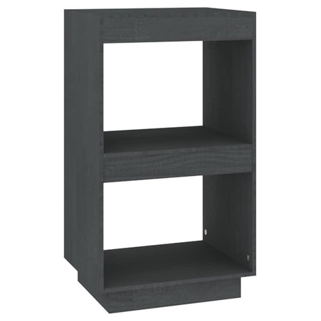 Vidaxl boekenkast 40x35x71 cm massief grenenhout grijs