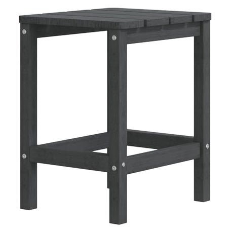Vidaxl tuintafel adirondack 38x38x46 cm hdpe antracietkleurig