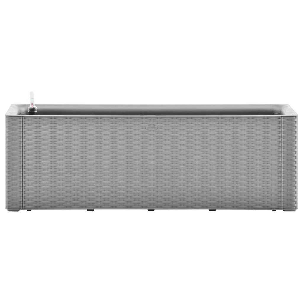 VIDAXL -Pflanzer mit Wasserversystem 100x43x33 cm Grau angehoben