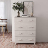 Vidaxl dressoir hamar 79x40x103,5 cm massief grenenhout wit