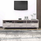 Vidaxl tv-meubel hamar 158x40x40 cm massief grenenhout wit