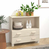 Vidaxl dressoir hamar 85x35x80 cm massief grenenhout honingbruin