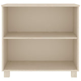 Vidaxl dressoir hamar 85x35x80 cm massief grenenhout honingbruin