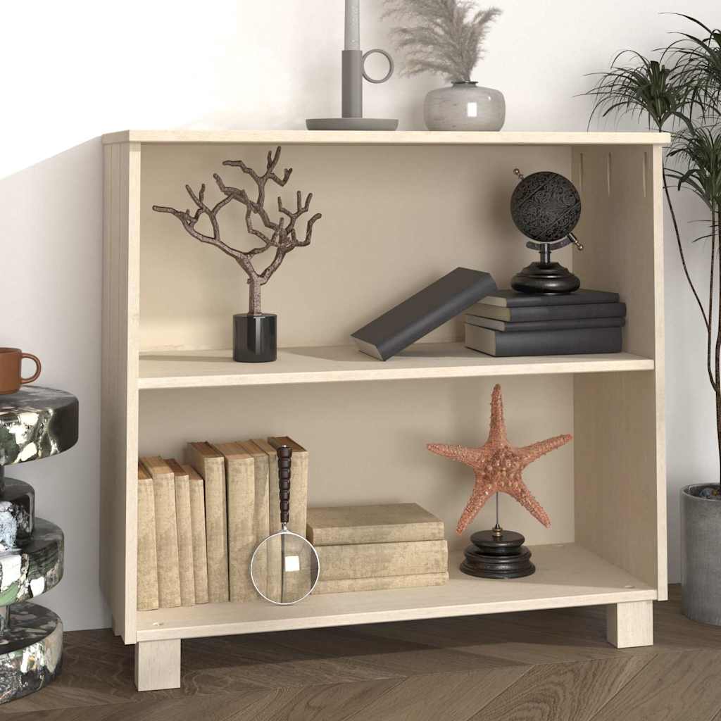Vidaxl dressoir hamar 85x35x80 cm massief grenenhout honingbruin