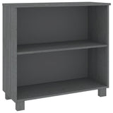Vidaxl dressoir hamar 85x35x80 massief grenenhout donkergrijs