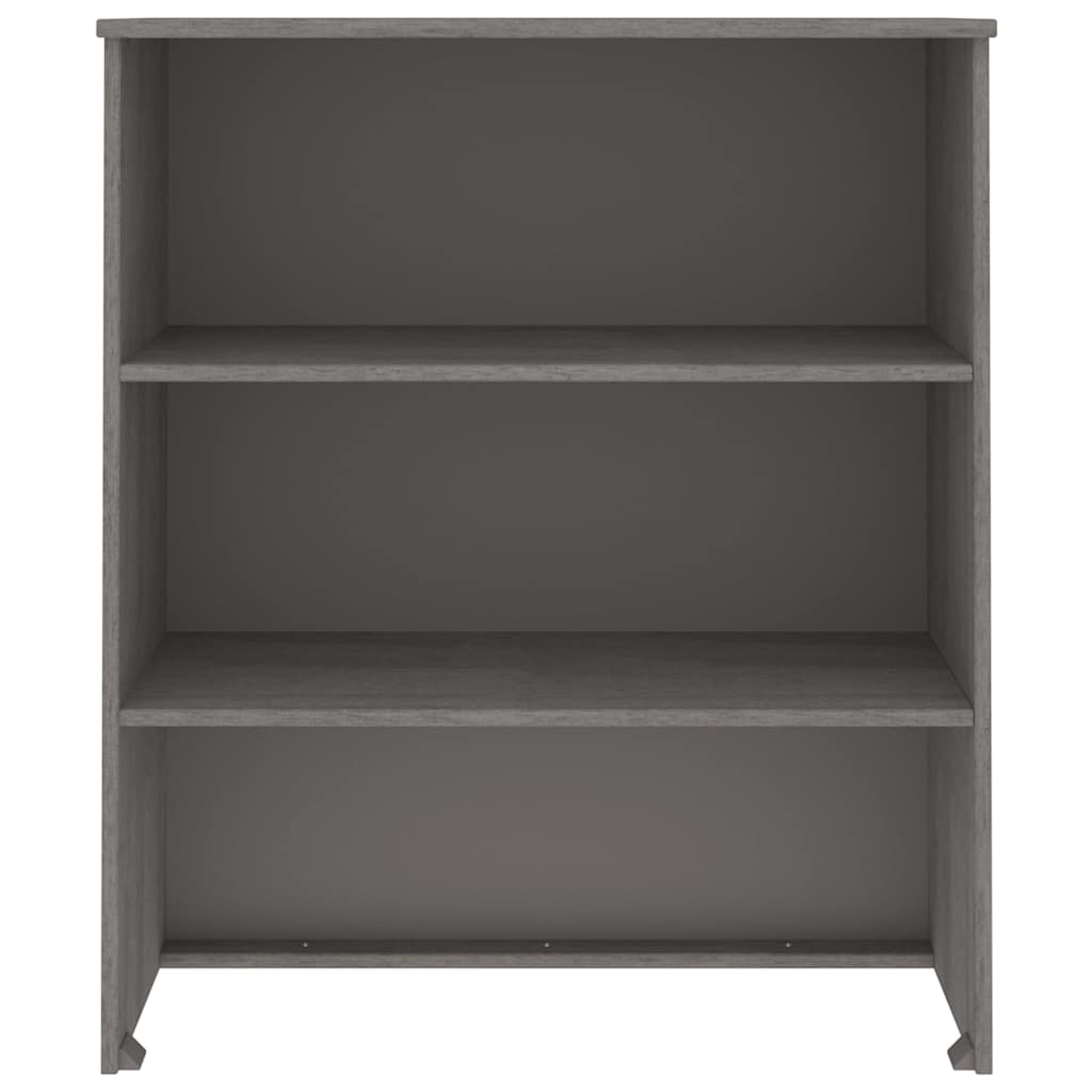 Vidaxl opzetkast hamar 85x35x100 cm massief grenenhout lichtgrijs