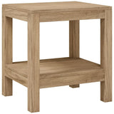 Vidaxl badkamertafel 45x35x45 cm massief teakhout