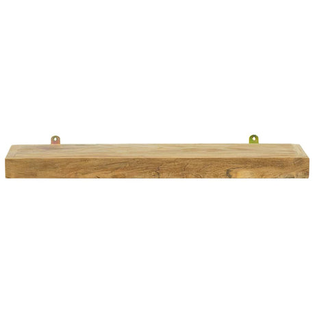 Vidaxl wandschappen 2 st 60x15x4 cm massief teakhout