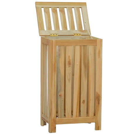 Vidaxl wasmand 35x25x60 cm massief teakhout