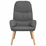Vidaxl relaxstoel stof lichtgrijs