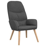 Vidaxl relaxstoel stof donkergrijs