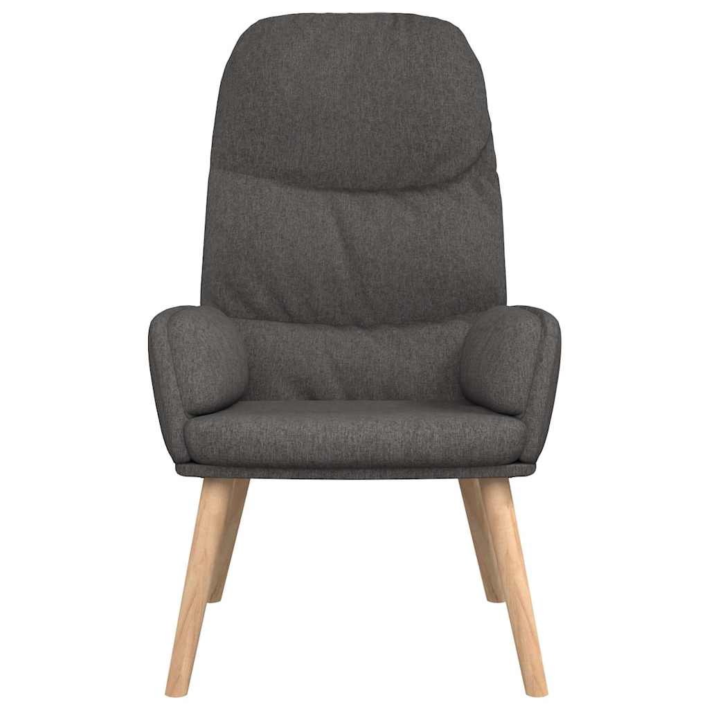 Vidaxl relaxstoel stof donkergrijs