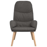Vidaxl relaxstoel stof donkergrijs