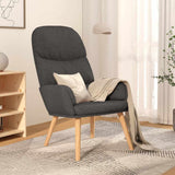 Vidaxl relaxstoel stof donkergrijs