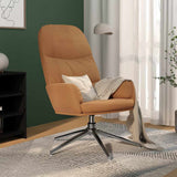 Vidaxl relaxstoel kunstsuède taupe