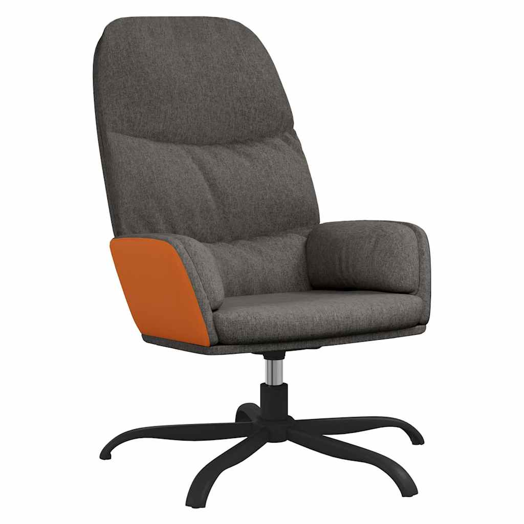 Vidaxl relaxstoel stof donkergrijs