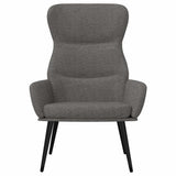 Vidaxl relaxstoel stof lichtgrijs