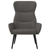 Vidaxl relaxstoel stof donkergrijs