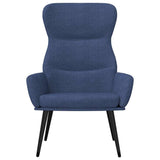Vidaxl relaxstoel stof blauw