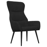 Vidaxl relaxstoel stof zwart