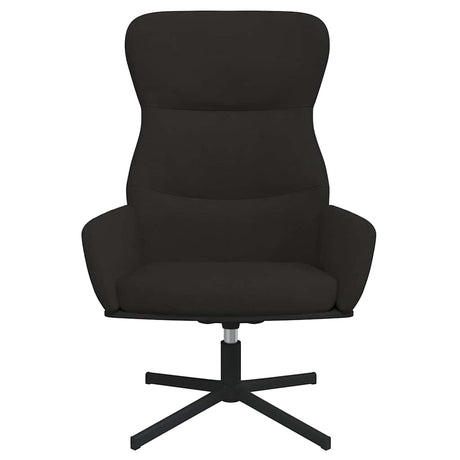 Vidaxl relaxstoel fluweel zwart