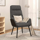 Vidaxl relaxstoel stof donkergrijs