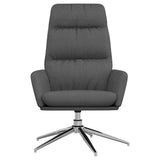 Vidaxl relaxstoel stof donkergrijs