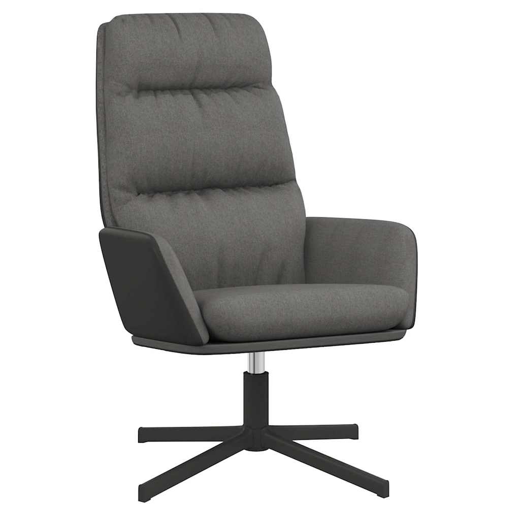 Vidaxl relaxstoel stof lichtgrijs