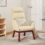 Vidaxl relaxstoel stof crèmekleurig
