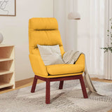Vidaxl relaxstoel stof mosterdgeel