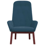 Vidaxl relaxstoel fluweel blauw
