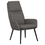 Vidaxl relaxstoel stof lichtgrijs