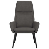 Vidaxl relaxstoel stof donkergrijs