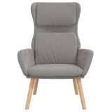 Vidaxl relaxstoel fluweel lichtgrijs