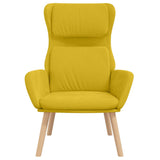 Vidaxl relaxstoel fluweel mosterdgeel