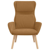 Vidaxl relaxstoel fluweel bruin