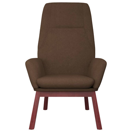 Vidaxl relaxstoel stof bruin